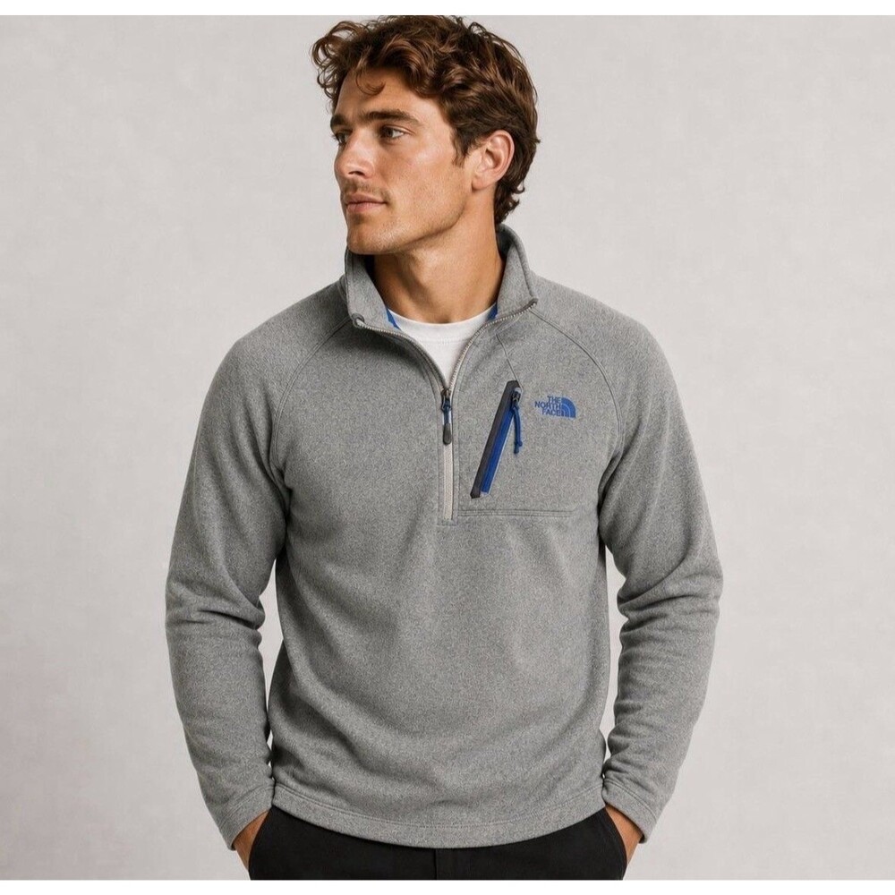 The North Face Sweatshirt Men's Large Canyonlands 1/2 Zip Fleece Gorpcore
